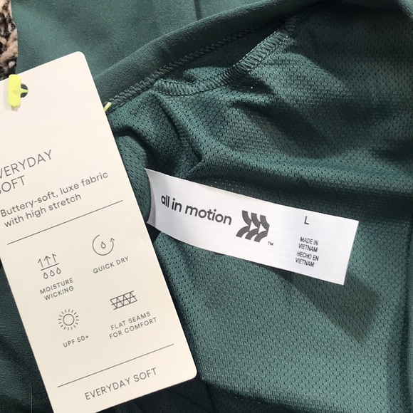 All In Motion Everyday Soft Active Bodysuit Dark Green Womans Var Sizes | NWT - Picture 7 of 9